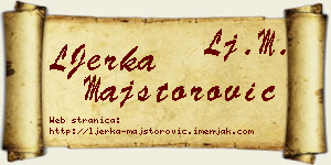 LJerka Majstorović vizit kartica